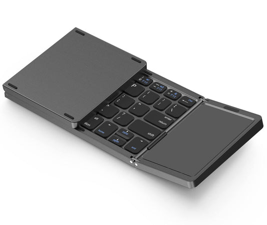 Mini Foldable Bluetooth Keyboard with Touchpad